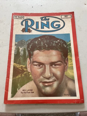 THE RING BOXING MAGAZINE MAY 1951 ISSUE FROM BOXINGS GOLDEN DAYS Cover