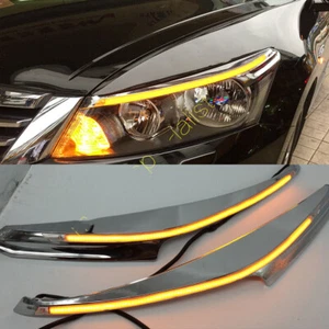 For Honda Accord 2008-2012 LED Headlight Daytime Running Light Turn Signal USA - Picture 1 of 6