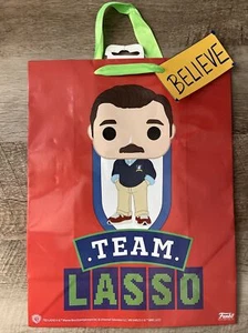 Ted Lasso BELIEVE Funko Pop Gift Bag Birthday Party Soccer Coach Lot Of (2) - Picture 1 of 4