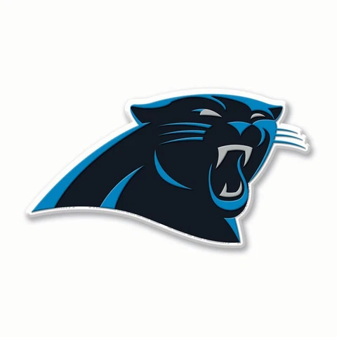 NFL CAROLINA PANTHERS MAGNET LOGO FLEXIBLE SMALL 2 1/2" X 3 1/2" NEW Cover