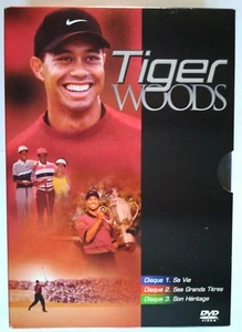 Coffret 3 DVD Tiger Woods - La Quête de Tiger - Les Défis de Tiger - L'Empreinte - Picture 1 of 3