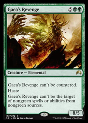 Gaea's Revenge ~ Heavily Played Magic Origins MTG Magic UltimateMTG Green Card - Image 1 of 1