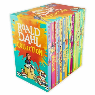 ROALD DAHL Collection 15+1 Books Box Set 16 Fantastic Stories Kids Book New - image 1 of 4