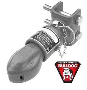 Acoplador de remolque para cuello Bulldog 2-5/16 bola 12.500 lb montaje de canal ajustable - Imagen 1 de 1
