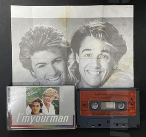 1985 Wham! I'm Your Man Taiwan Ltd 3 Tracks Cassette Tape Insert George Michael - Picture 1 of 13