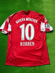 Arjen Robben #10 Jersey Bayern Munchen Football Shirt Adidas L Trikot Munich - Picture 1 of 6