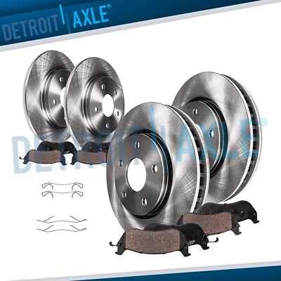 10.94" Front 10.43" Rear Brake Rotors Brake Pads for 2006 - 2010 Mazda 3 Sport - Image 1 of 4