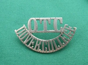 The Dover College OTC Schulter Titel 100 % ORIGINAL British Military Army Badge - Bild 1 von 4