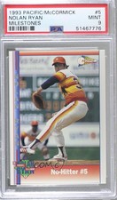 1993 Pacific McCormick/Brookshire's Milestones Nolan Ryan #5 PSA 9 MINT HOF