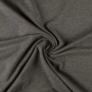Cotton Jersey Spandex Stretch Dress Fabric Material - DARK GREY - Picture 1 of 1