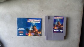 Iron Sword Wizards & Warriors II Nintendo NES Game with instructions book