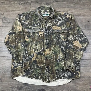 Vintage Game Hunter Realtree Chamois Shirt Adult XL Superfluage Game Lynch Camo - Picture 1 of 7