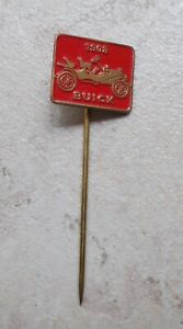 BUICK badge lapel pin car UK vintage auto automobilia logo 1960s red