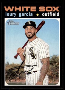 2020 Topps Heritage Base #189 Leury Garcia - Chicago White Sox