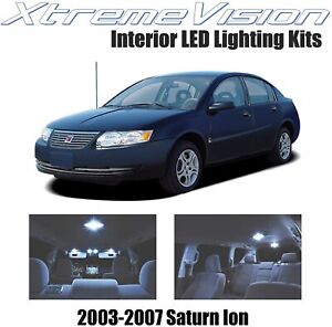 XtremeVision Interior LED for Saturn Ion 2003-2007 (4 Pieces) Cool White...