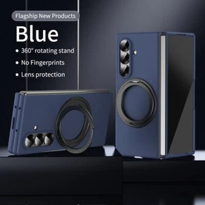 Case For Samsung Galaxy Z Fold 7 6 5 4 PC w/Tempered Glass +Ring Kickstand Cover - Picture 1 of 48