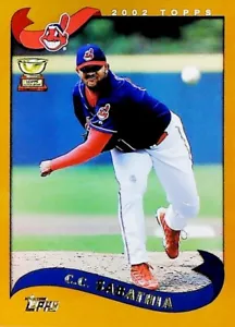 2002 Topps CC Sabathia Cleveland Indians Rookie All-Star #163 Baseball Card - Picture 1 of 2