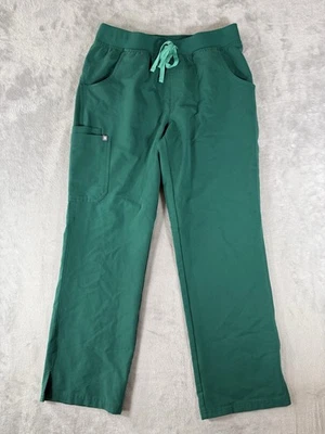 Figs Scrub Pants Womens Medium Large Green Kade Cargo Medical Healthcare - Image 1 of 4