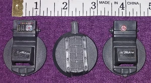 Lote de 3 escotillas grises vintage GI Joe Warthog AIFV 1988 ARAH - Imagen 1 de 6