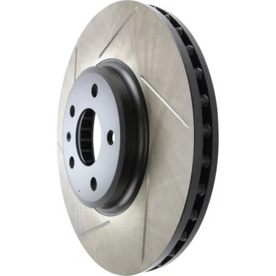 StopTech para Audi A5 Quattro 2008 09 10 2011 rotor de freio com fenda lateral do passageiro - Imagem 1 de 4