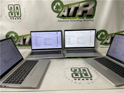 HP Elitebook 845 G8 Laptop Ryzen 5 PRO 5650U 2.3GHz 16GB RAM 256GB SSD Lot of 4 - Image 1 of 4