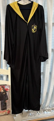 Новый Гарри Поттер HUFFLEPUFF халат мужской один размер лицензированный костюм рубина США - Изображение 1 из 4