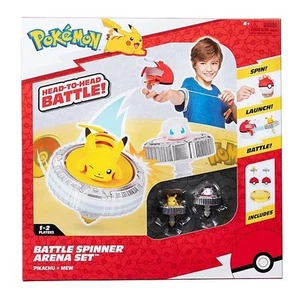 Pokemon Battle Spinner Arena Set Mew Vs Pikachu Juego - NUEVO Y SELLADO - Imagen 1 de 10