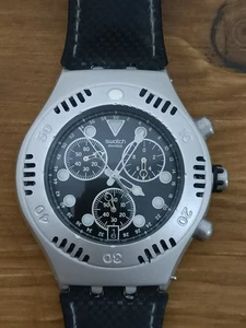 Swatch model Irony Scuba 200 Chrono Black, batteria nuova - Foto 1 di 9