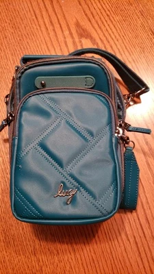 Bolso Bandolera Lug Skeeter Mini Acolchado Verde Malvado, Bolso Cintura, Nuevo sin Etiquetas Foto 1 de 4