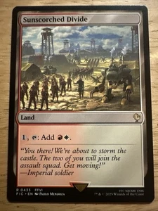 MTG Final Fantasy Commander - Sunscorched Divide - Picture 1 of 2