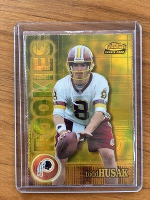 Todd Husak /200 RC 2000 Topps Finest Gold Refractor Rookie Redskins #158 - Image 1 of 2