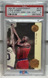 Chris Webber - 1994 SP Championship - Playoff Heroes Die-Cut🔥PSA 9🔥POP 2🔥 - Picture 1 of 2