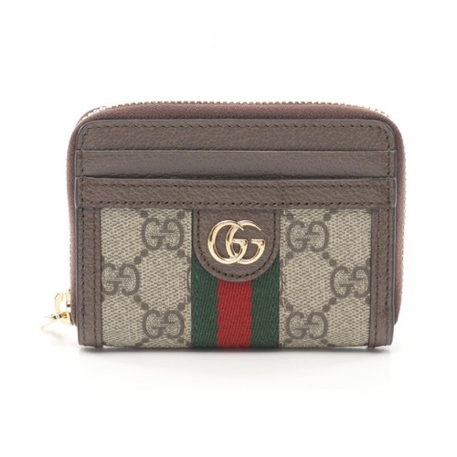 Gucci Ophidia Gg Supreme Brand Off Astuccio per Carte in Tela Rivestito in PVC