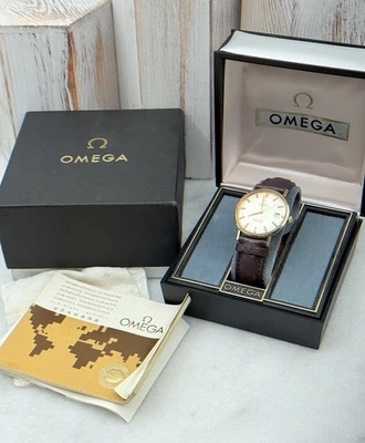 OMEGA SEAMASTER DE VILLE AUTOMATIC DATE 14K YELLOW GOLD FILLED 70’s WATCH - Image 1 of 4