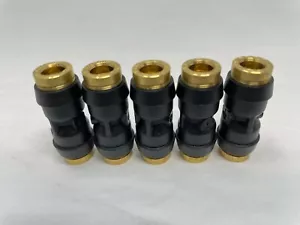 5 Count of PARKER 32PTC-4 D.O.T. Push-to-Connect Tube Union 1/4” OD - Picture 1 of 2