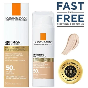 La Roche Posay Anthelios Age Correct SPF50 TINTED Light 50ML Exp. 06/2027 - Picture 1 of 3