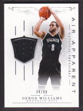 2013-14 National Treasures Basketball Air Apparent JERSEY #6 Deron Williams /99