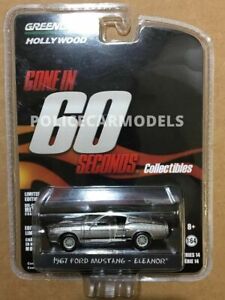 Greenlight 1/64 Gone In 60 Seconds 1967 Custom Ford Mustang ELEANOR - 44742