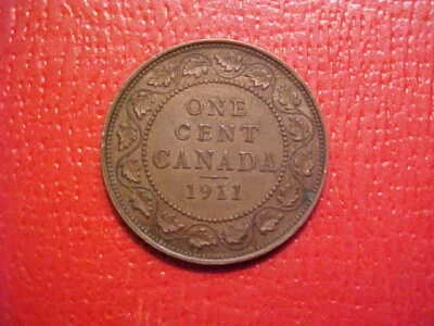 1911 Canada Large Cent - Very Nice Choice UNC Brown - EYE APPEAL!! -d4545uhct - Image 1 of 2