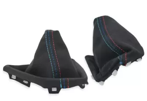 SCHALTMANSCHETTE HANDBREMSSACK FUR BMW F20 F21 2011-2019 ALCANTARA /M/ - Bild 1 von 4