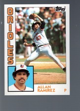 1984 Topps Tiffany Allan Ramirez #347 
