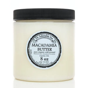 MACADAMIA BUTTER ULTRA REFINED 100% PURE ORGANIC 2 oz up to 12 Lb FREE SHIPPING - Picture 1 of 16
