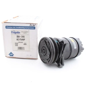 Remanufactured Frigette 204-319 AC Compressor for 89 90 Sentra 1.6L w/ NVR140S - Picture 1 of 9