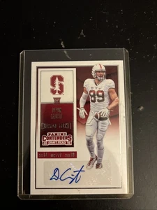 2016 Panini Contenders Draft Picks - College Ticket Devon Cajuste #141 (AU, RC) - Picture 1 of 2