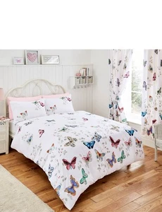 Schmetterling Quilt Bettbezug oder Vorhang Sortiment weiß von Chums - Bild 1 von 17