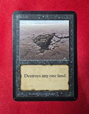 Sinkhole Alpha (NM- / LP) MTG Magic The Gathering 1993 - Image 1 of 3