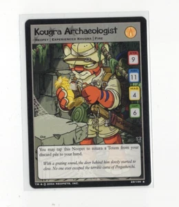 Neopets TCG Mystery Island - Kougra Archaeologist 29/100 - Wizards 2004 - Picture 1 of 1