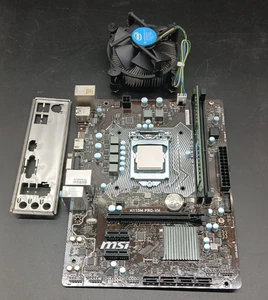 MSi H110M PRO-VH LGA1151v1 MicroATX Płyta główna, I/O, I3-7100, 8GB RAM - Zdjęcie 1 z 12