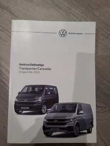 Bedienungsanleitung   VW Transporter Caravelle 06/2022 auf Niederländisch  - Bild 1 von 10