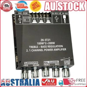 ZK-ST21 Bluetooth-Compatible Digital Power Amplifier Board 2.1 Channel AMP Board - Picture 1 of 12